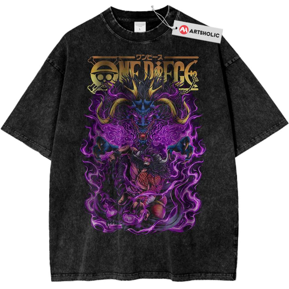 Kaido Shirt, One Piece Shirt, Anime Shirt, Vintage T-Shirt
