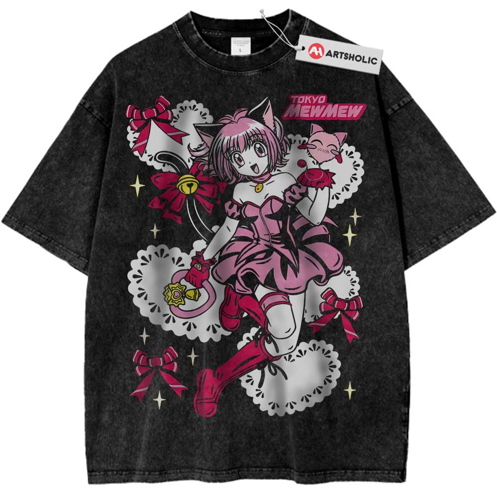 Ichigo Momomiya Shirt, Tokyo Mew Mew Shirt, Anime Shirt, Vintage T-Shirt