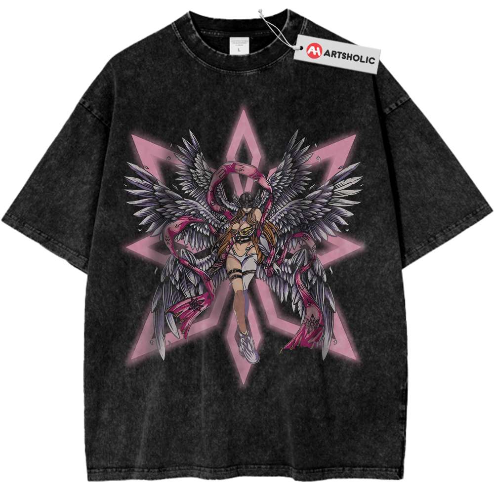 Angewomon Shirt, Digimon Adventure Shirt, Anime Shirt, Vintage T-Shirt