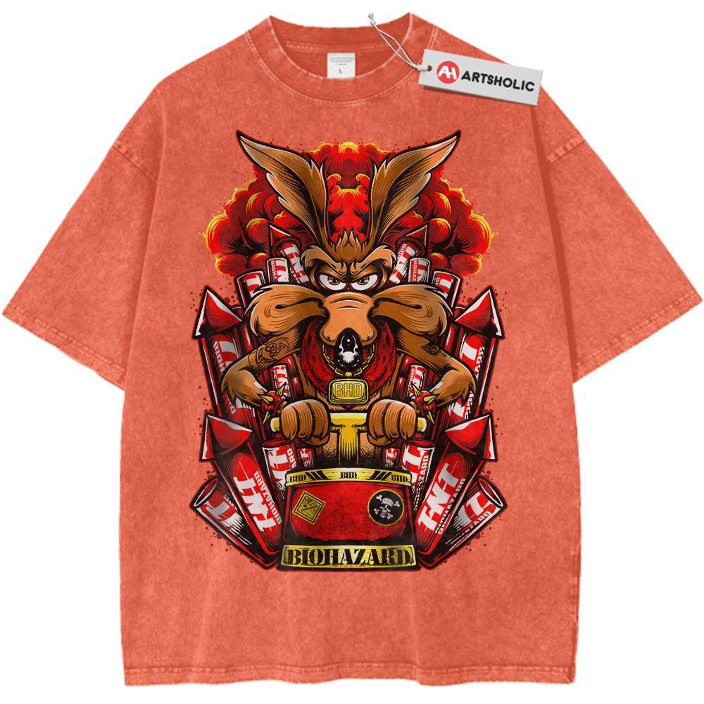 Wile E Coyote Shirt, Looney Tunes Shirt, Cartoon Shirt, Vintage Tee