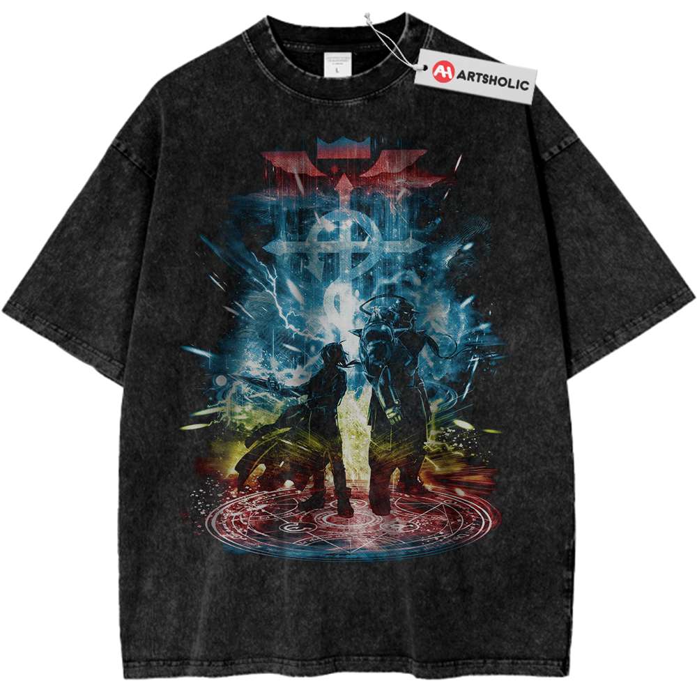 Fullmetal Alchemist Shirt, Anime Shirt, Vintage Tee