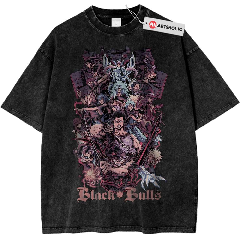 Black Bull – Black Clover Shirt, Anime Shirt, Vintage T-Shirt