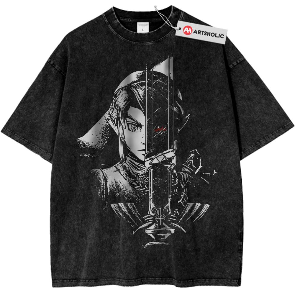 Link Shirt, The Legend of Zelda Shirt, Game Shirt, Vintage T-Shirt