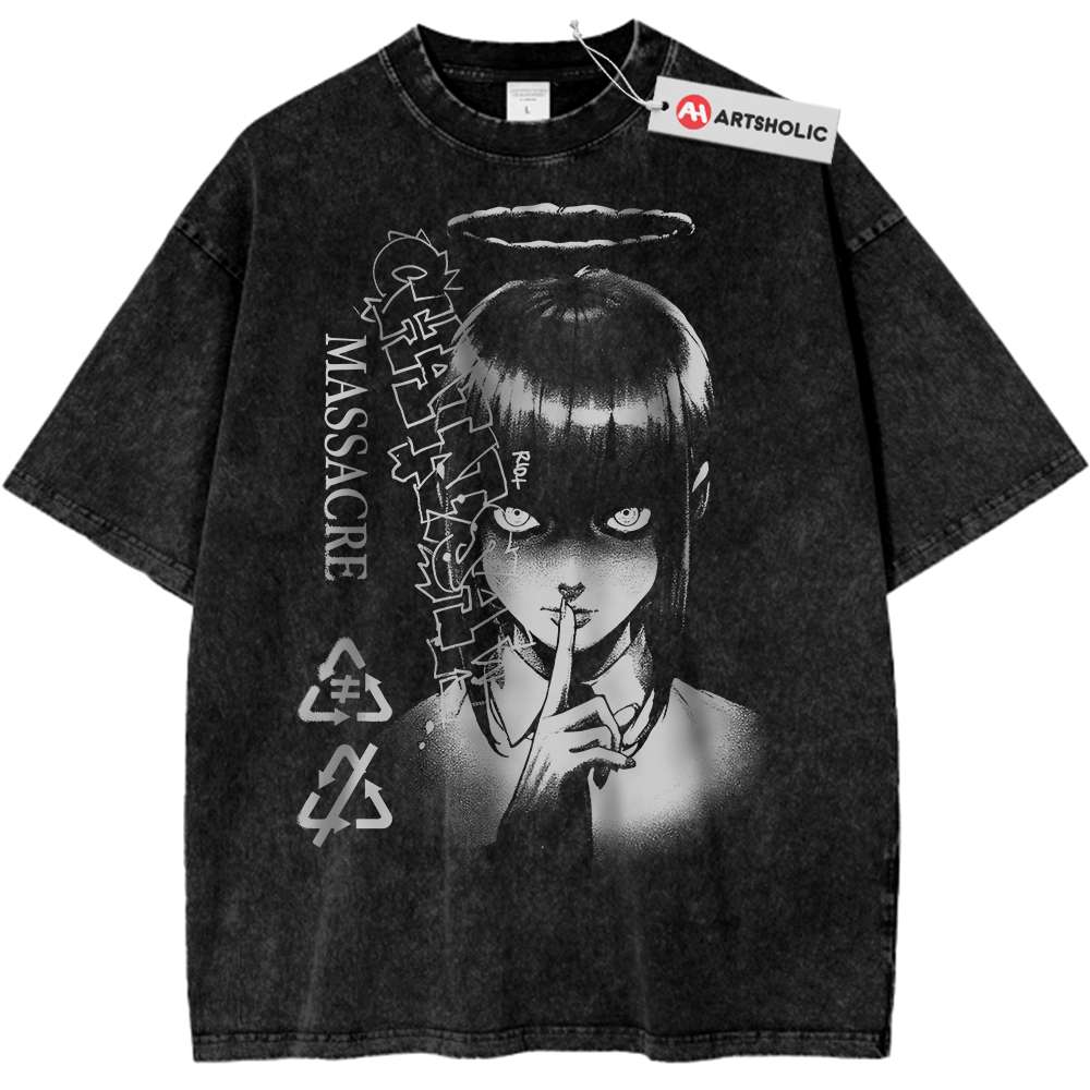 Makima Shirt, Chainsaw Man Shirt, Anime Shirt, Vintage Tee