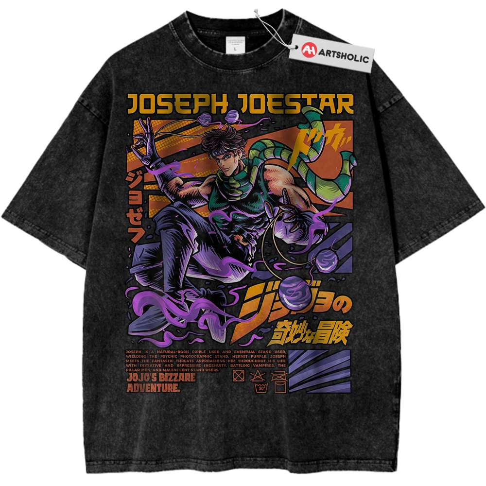 Joseph Joestar Shirt, JoJo’s Bizarre Adventure Shirt, Anime Shirt, Vintage Tee