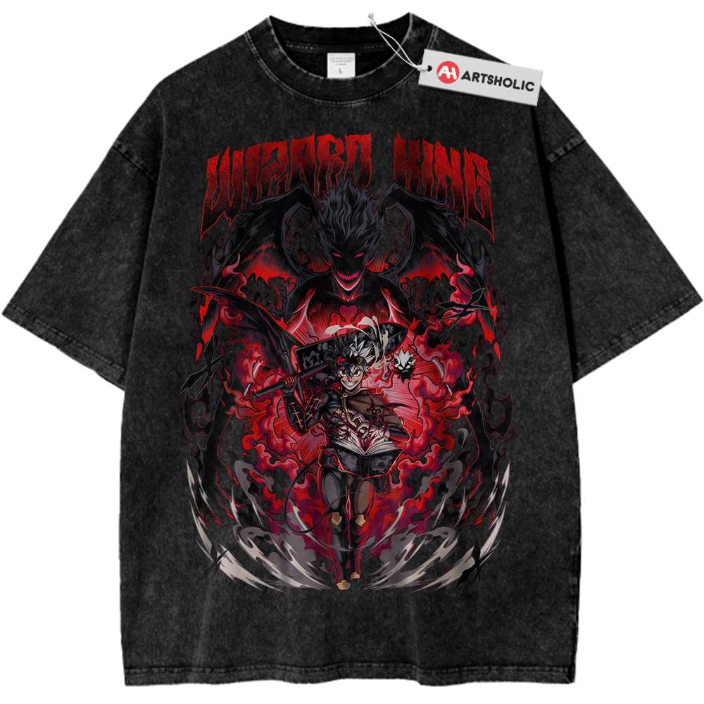 Asta Shirt, Black Clover Shirt, Anime Shirt, Vintage Tee