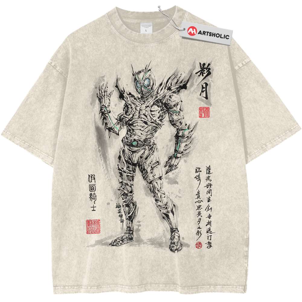 Shadow Moon Shirt, Kamen Rider Shirt, Anime Shirt, Vintage T-Shirt
