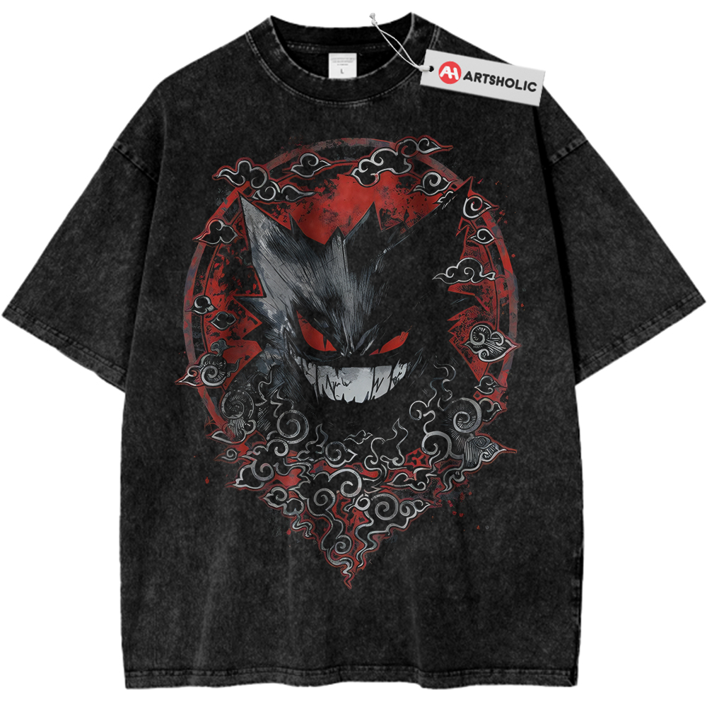 Gengar Shirt, Pokemon Shirt, PKM Shirt, Anime Shirt, Vintage Tee