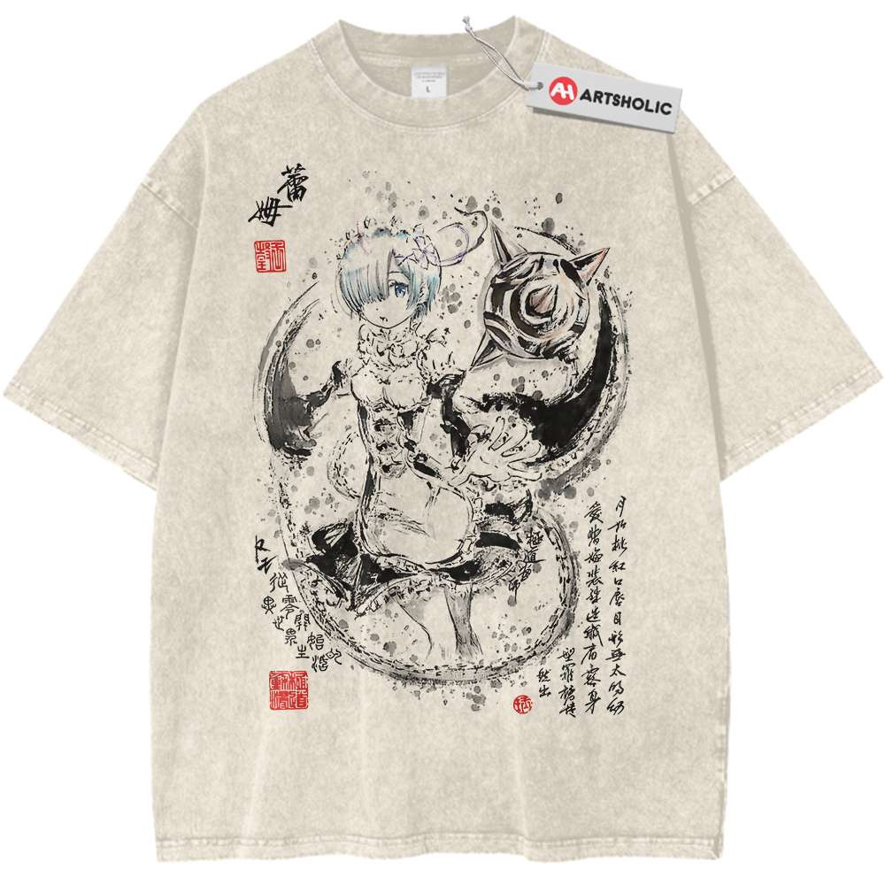 Rem Shirt, Re:Zero Shirt, Anime Shirt, Vintage Tee