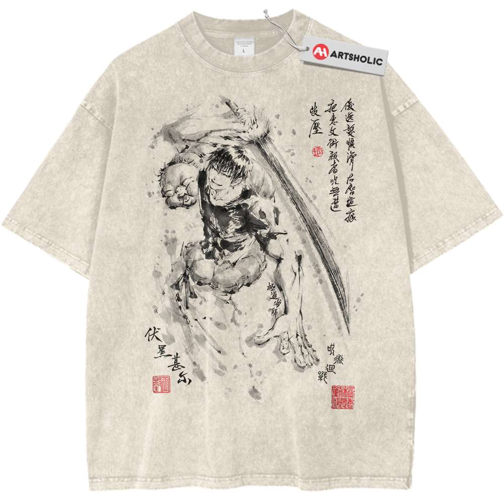 Toji Fushiguro Shirt, Jujutsu Kaisen Shirt, Anime Shirt, Vintage T-Shirt