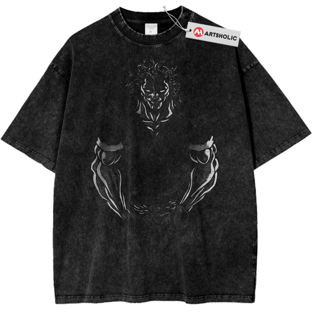 Yujiro Hanma Shirt, Baki Shirt Shirt, Anime Shirt, Vintage T-Shirt