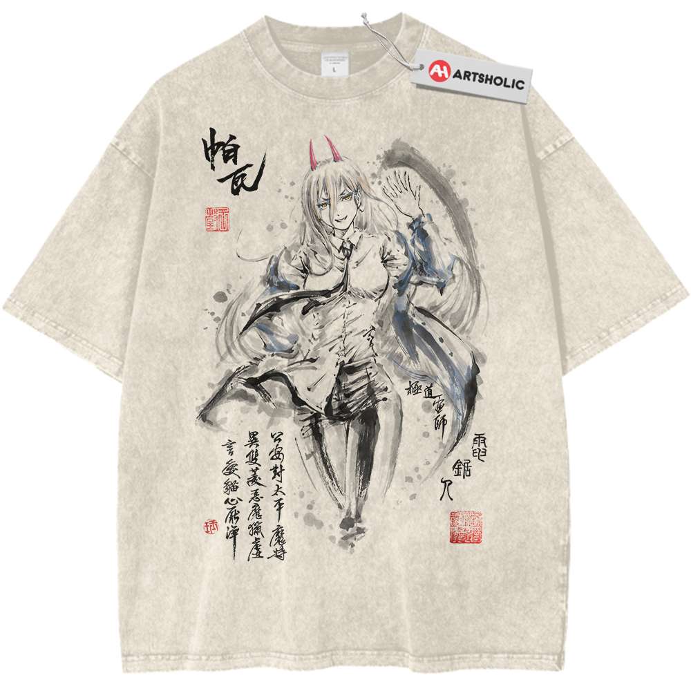 Power Shirt, Chainsaw Man Shirt, Anime Shirt, Vintage Tee