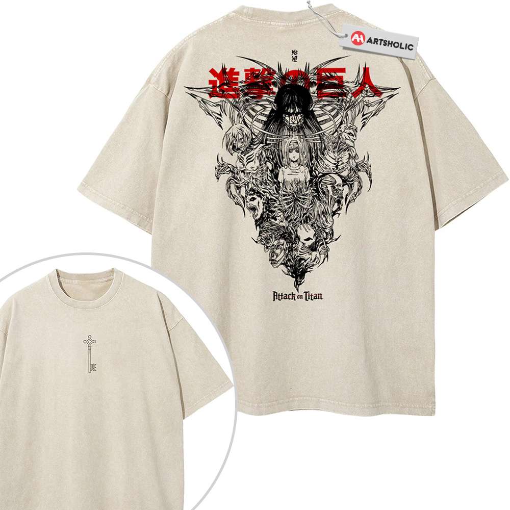 Ymir Fritz Shirt, Attack on Titan Shirt, AOT Shirt, Anime Shirt, Vintage T-Shirt 2-Sided