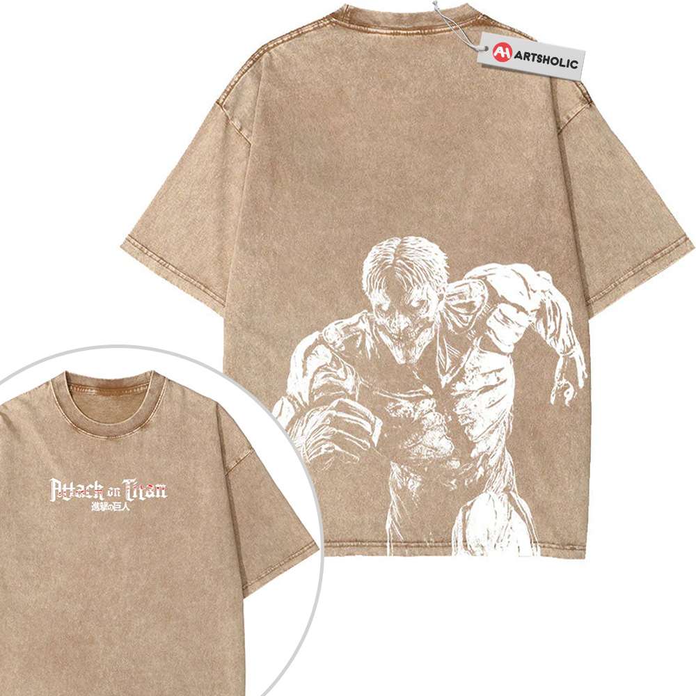 Armored Titan Shirt, Attack on Titan Shirt, AOT Shirt, Anime Shirt, Vintage T-Shirt 2-Sided
