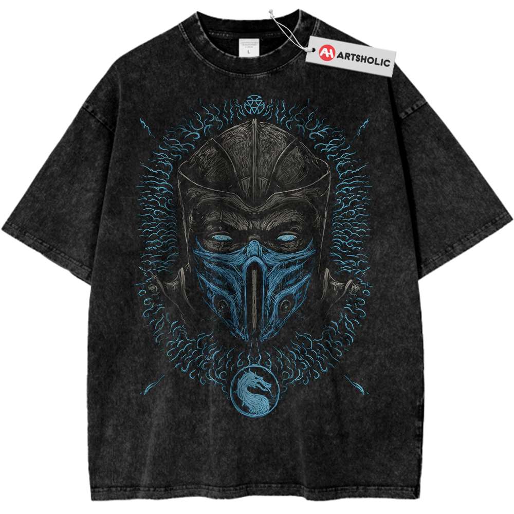 Sub Zero Shirt, Mortal Kombat Shirt, Game Shirt, Vintage T-Shirt