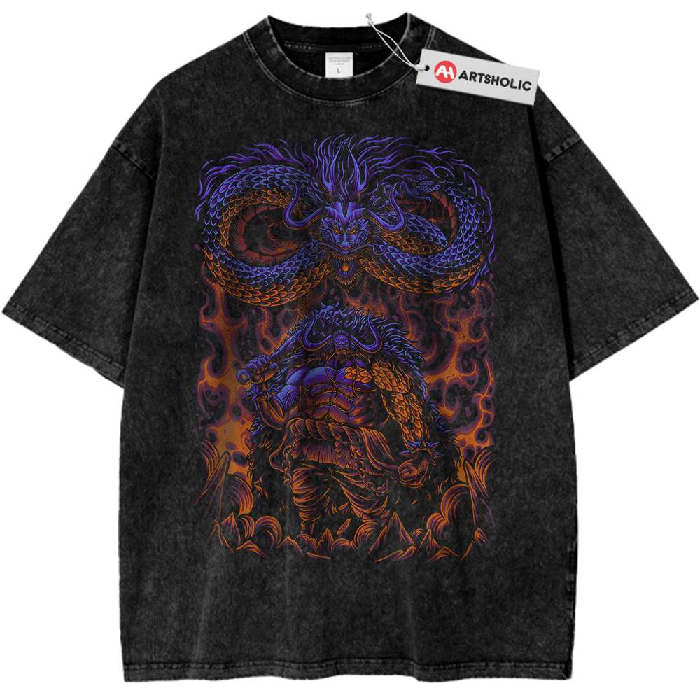 Kaido Shirt, One Piece Shirt, Anime Shirt, Vintage Tee