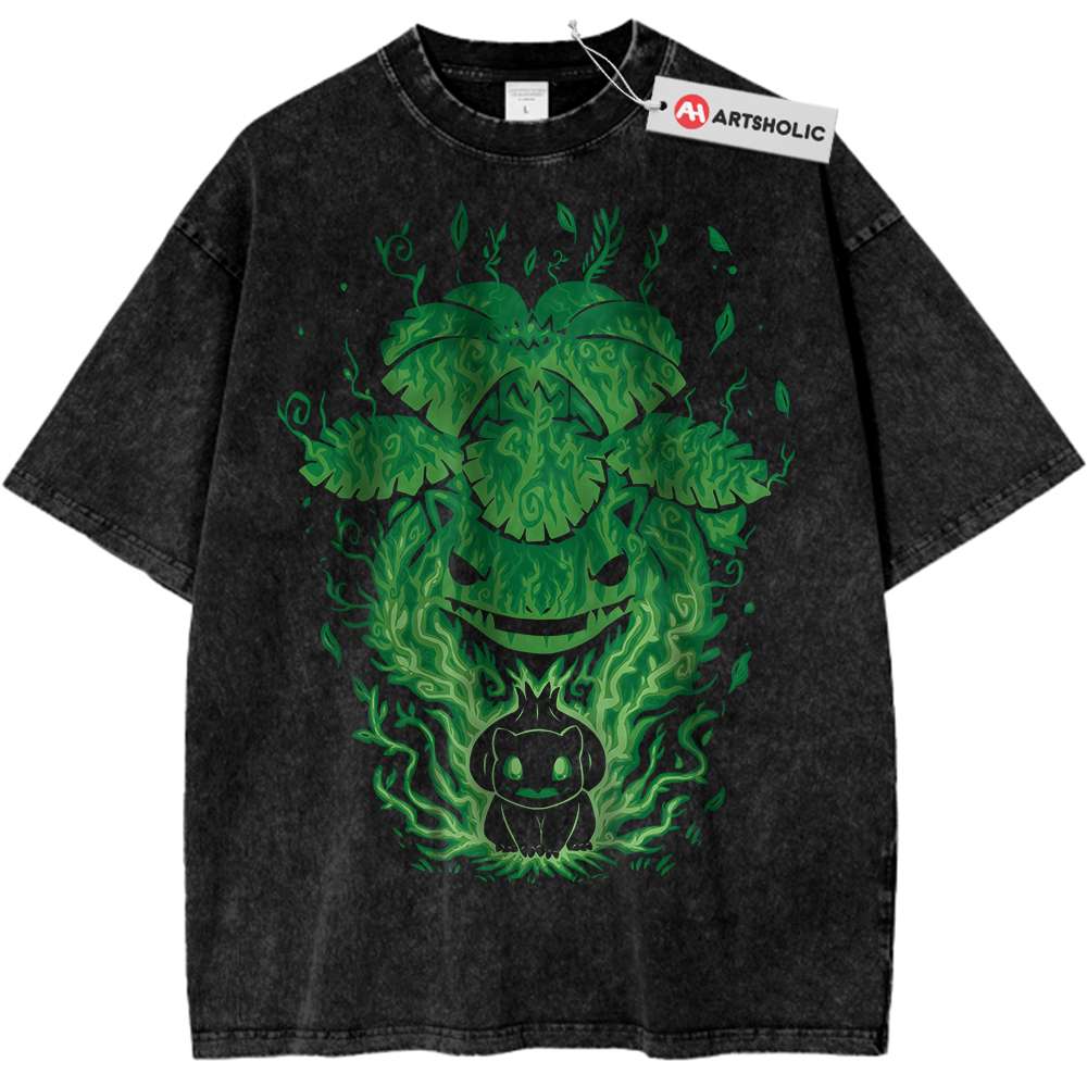 Bulbasaur Shirt, Venusaur Shirt, Pokemon Shirt, PKM Shirt, Anime Shirt, Vintage Tee