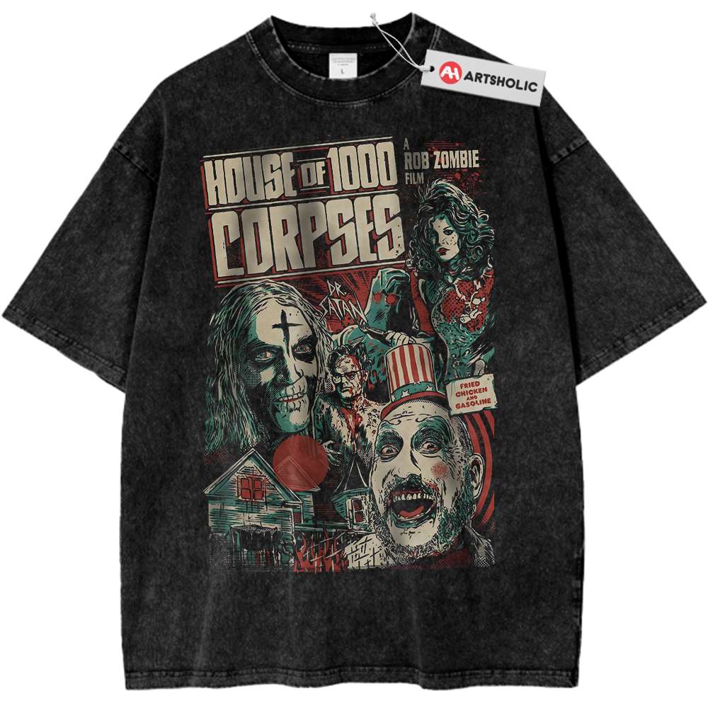 House of 1000 Corpses Shirt, Halloween Shirt, Horror Movie Shirt, Vintage T-Shirt