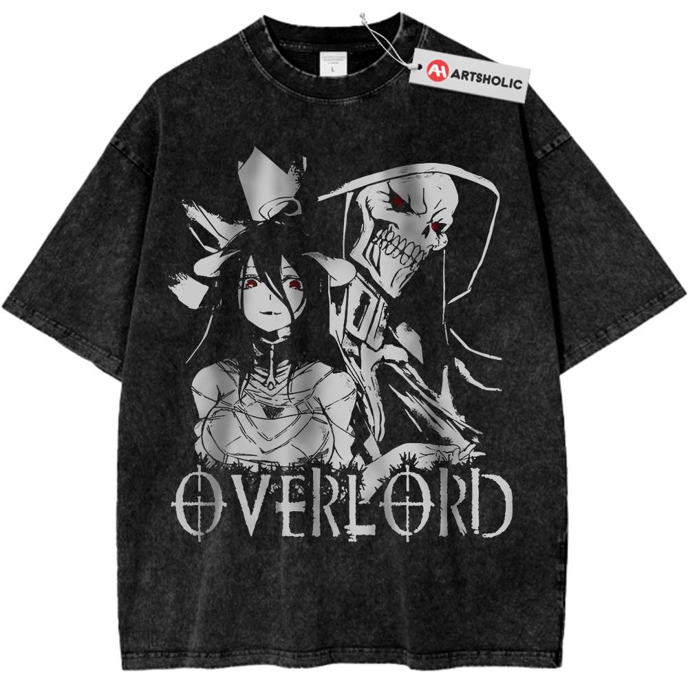 Ainz Ooal Gown vs Albedo Shirt, Overlord Shirt, Anime Shirt, Vintage Tee