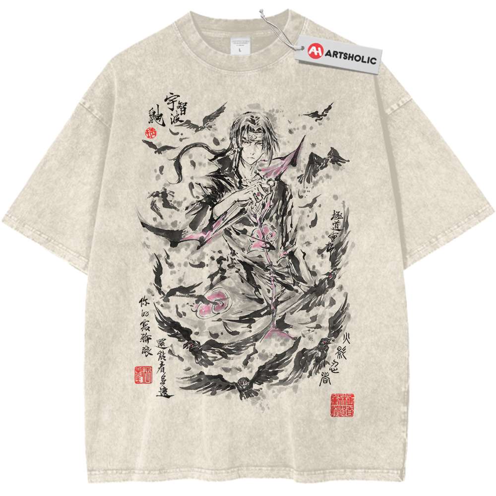 Itachi Uchiha Shirt, Akatsuki Shirt, Naruto Shirt, Anime Shirt, Vintage T-Shirt