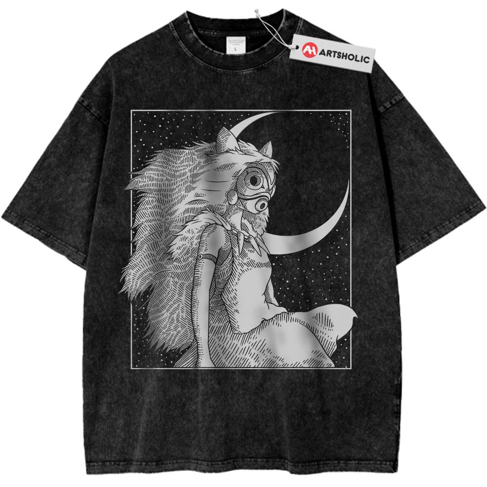 Princess Mononoke Shirt, Studio Ghibli Shirt, Anime Shirt, Vintage Tee