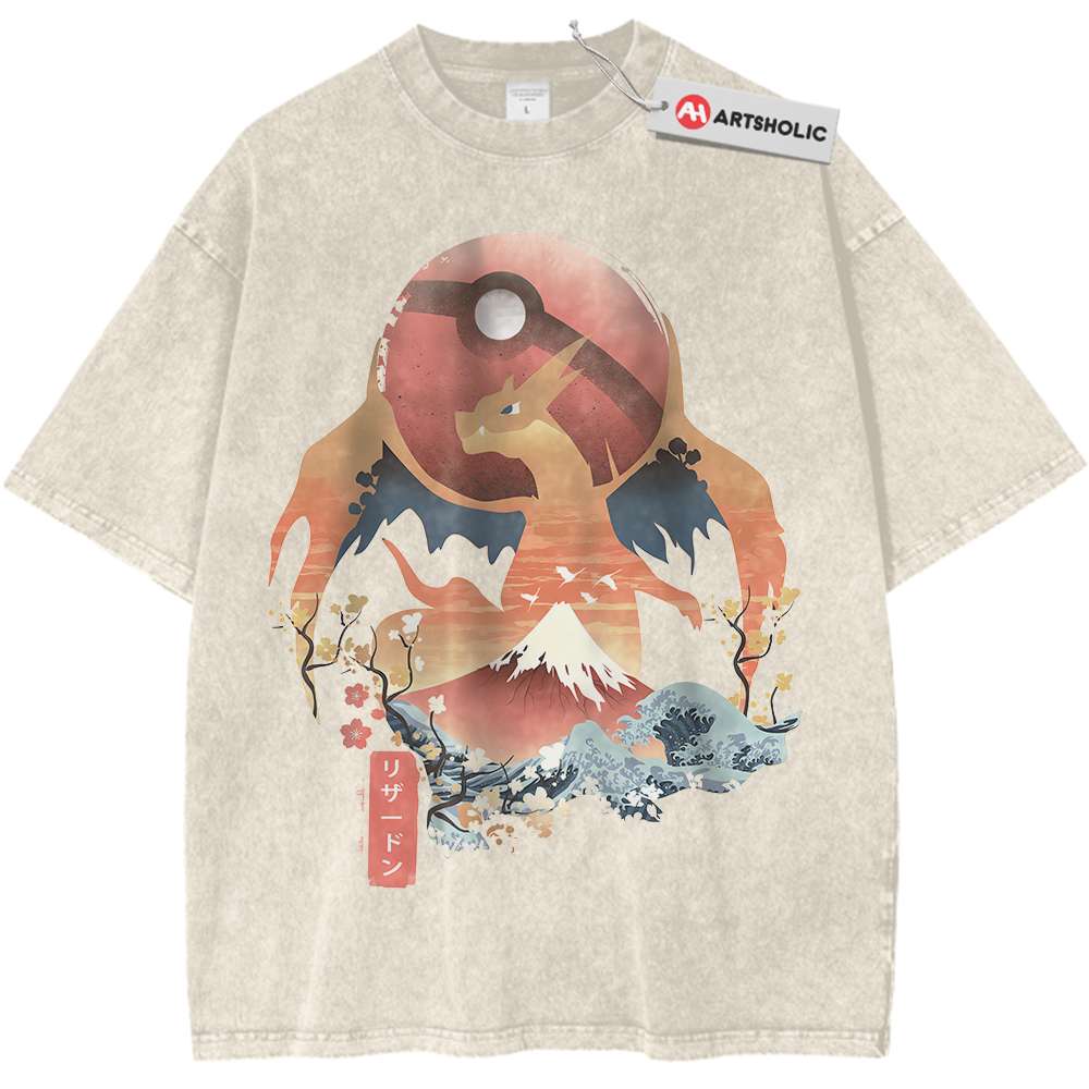 Charizard Shirt, Pokemon Shirt, PKM Shirt, Anime Shirt, Vintage Tee