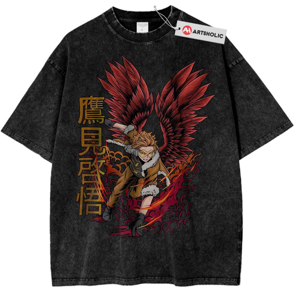 Hawks Shirt, MHA Shirt, Anime Shirt, Vintage Tee