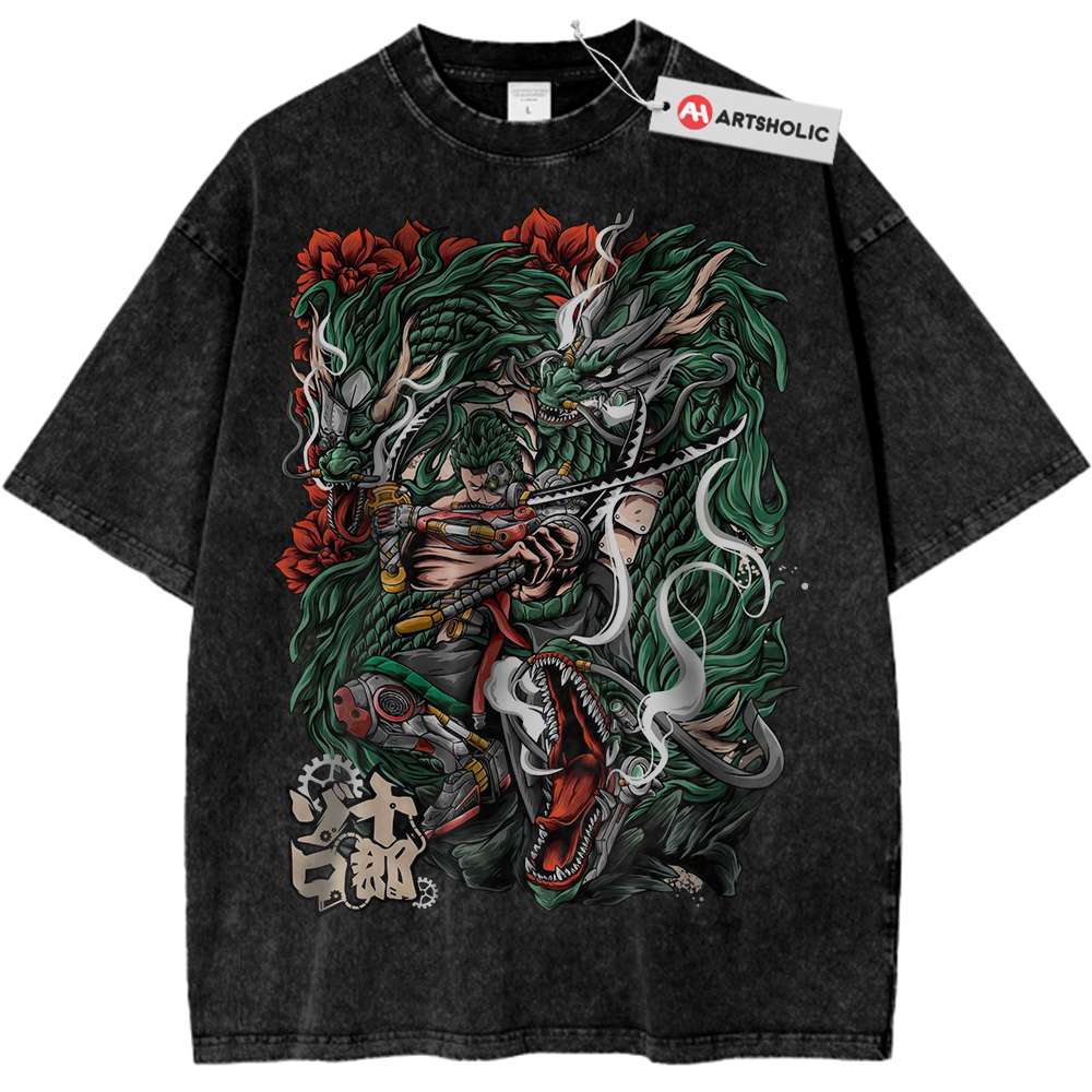 Roronoa Zoro Shirt, One Piece Shirt, Anime Shirt, Vintage Tee