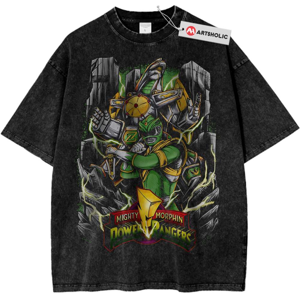 Mighty Morphin Power Rangers Shirt, Animated Shirt, Vintage T-Shirt