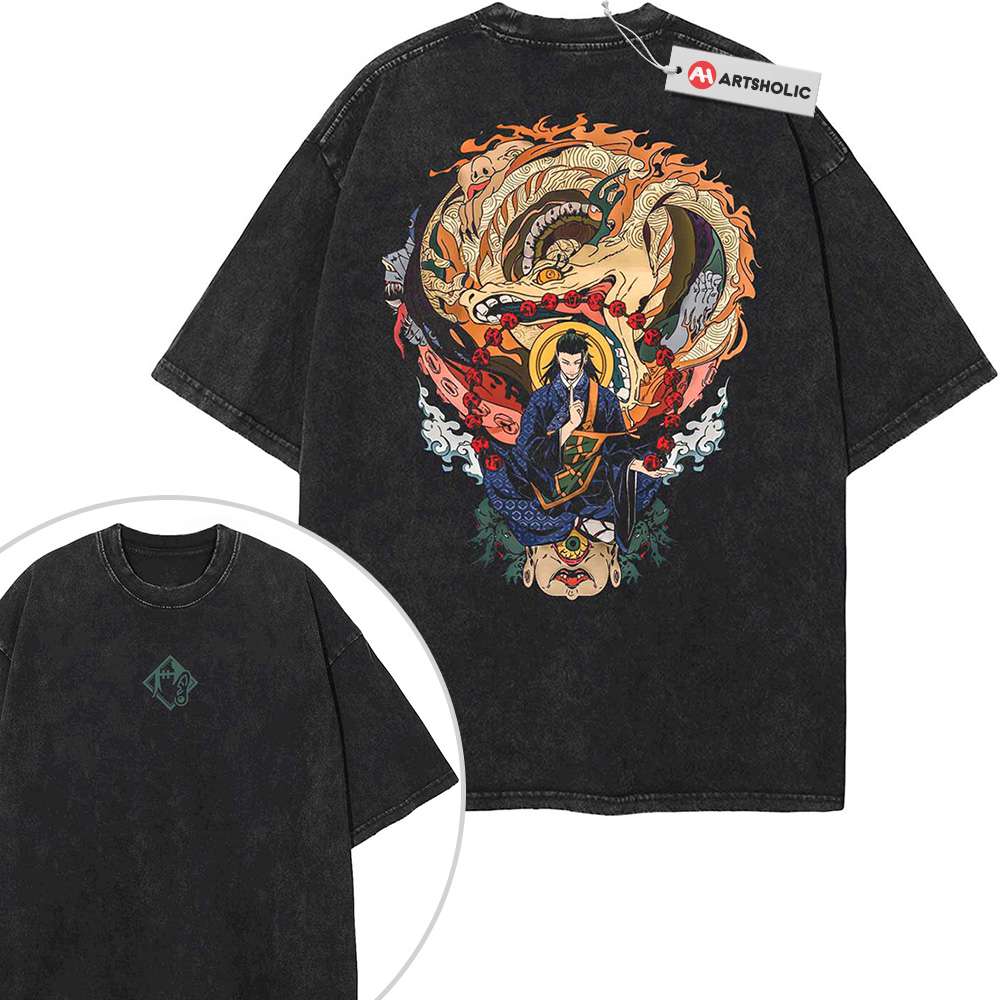 Suguru Geto Shirt, Jujutsu Kaisen Shirt, Anime Shirt, Vintage T-Shirt 2-Sided