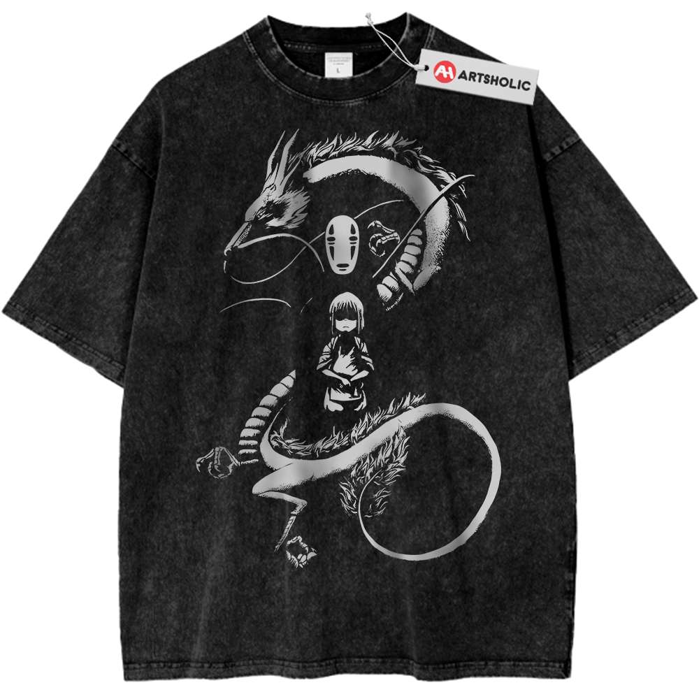 Chihiro and Haku Shirt, Spirited Away Shirt, Studio Ghibli Shirt, Anime Shirt, Vintage Tee