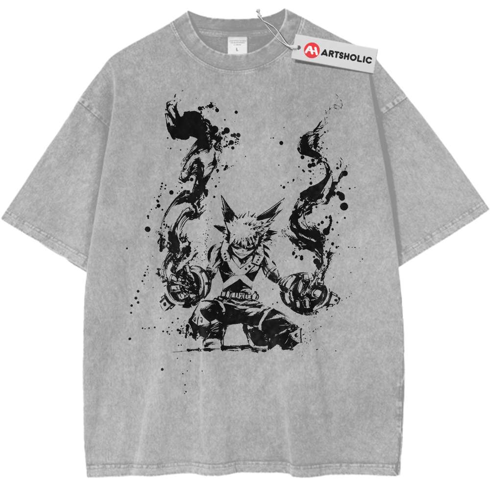 Katsuki Bakugo Shirt, MHA Shirt, Anime Shirt, Vintage T-Shirt
