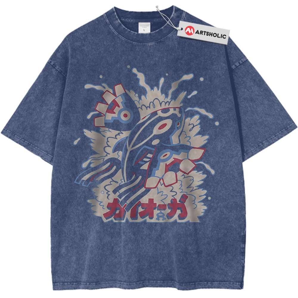 Kyogre Shirt, Pokemon Shirt, PKM Shirt, Anime Shirt, Vintage T-Shirt