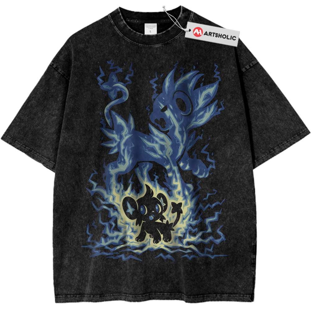 Shinx Shirt, Luxray Shirt, Pokemon Shirt, PKM Shirt, Anime Shirt, Vintage T-Shirt