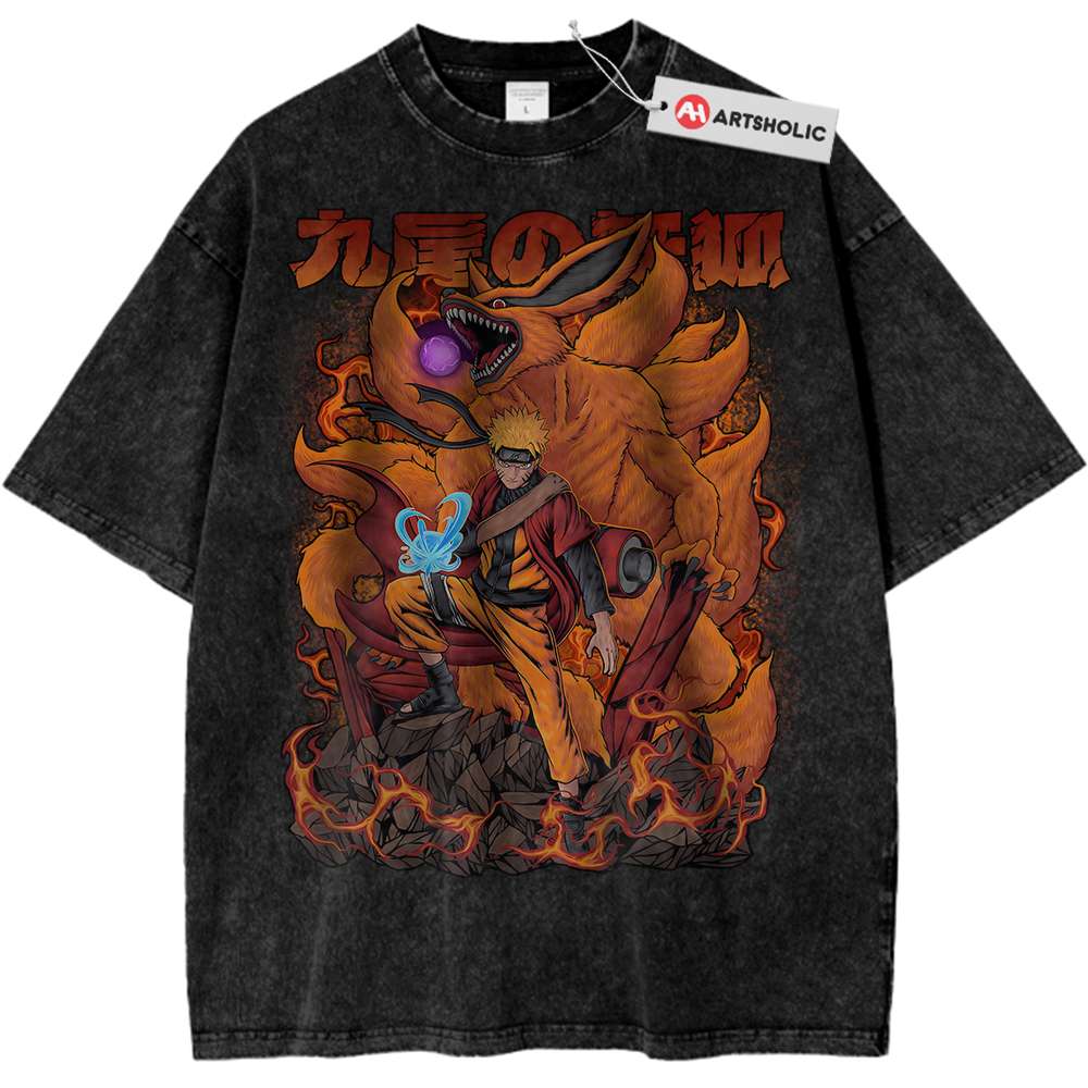 Kurama Shirt, Naruto Shirt, Anime Shirt, Vintage T-Shirt