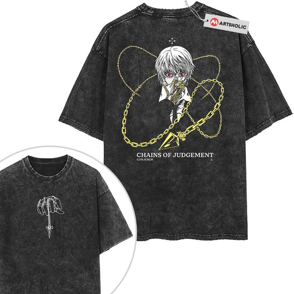 Kurapika Shirt, Hunter x Hunter Shirt, HxH Shirt, Anime Shirt, Vintage T-Shirt 2-Sided