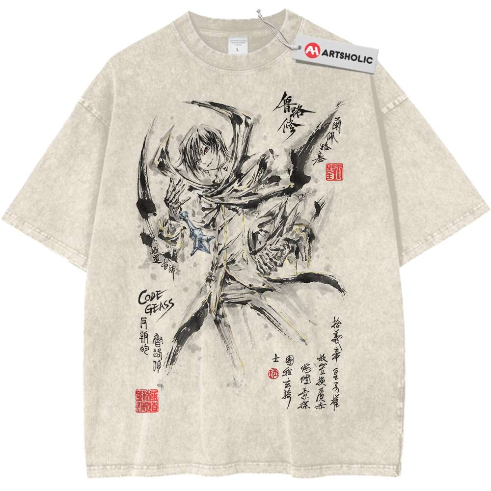 Lelouch Lamperouge Shirt, Code Geass Shirt, Anime Shirt, Vintage T-Shirt