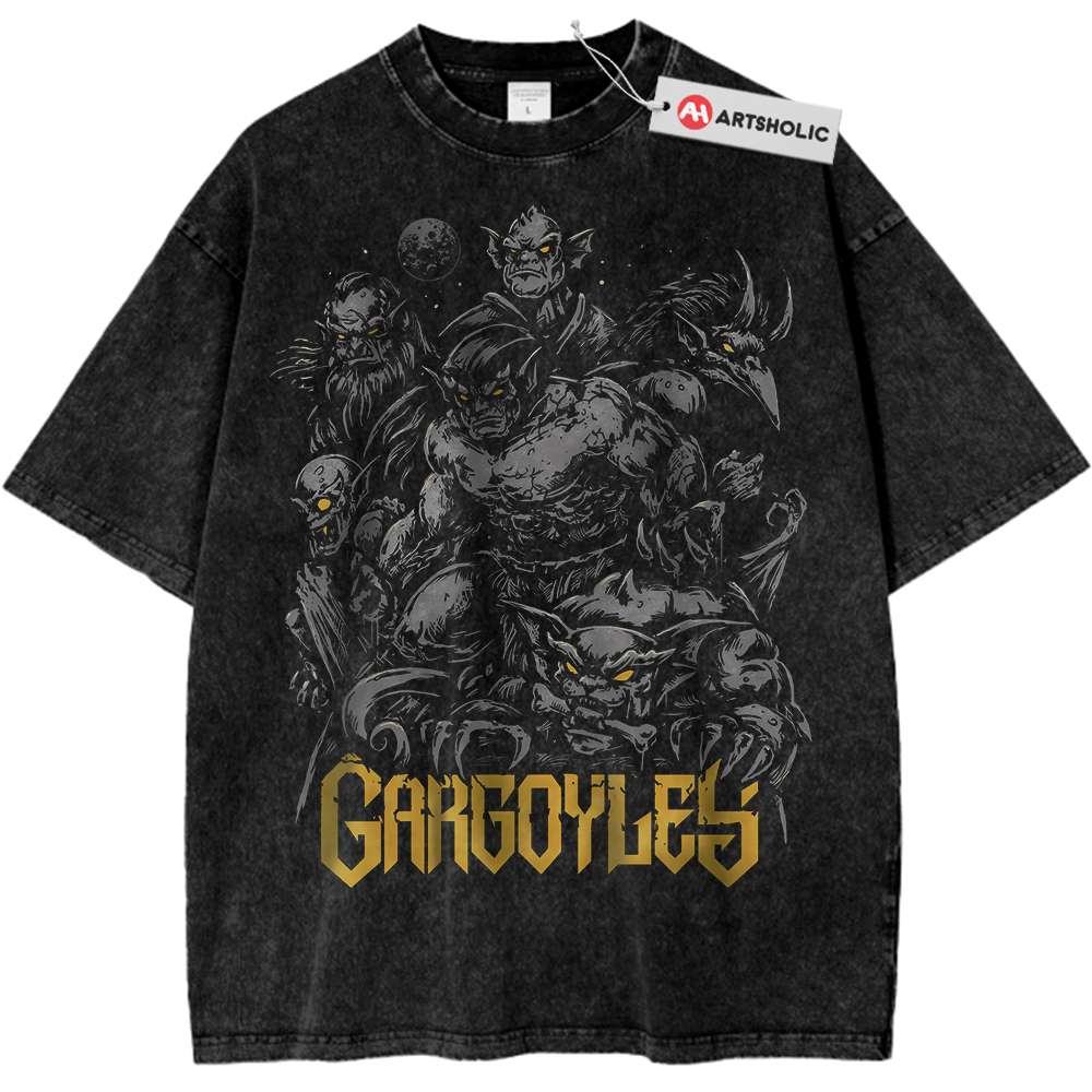 Gargoyles Shirt, Animated Shirt, Vintage T-Shirt