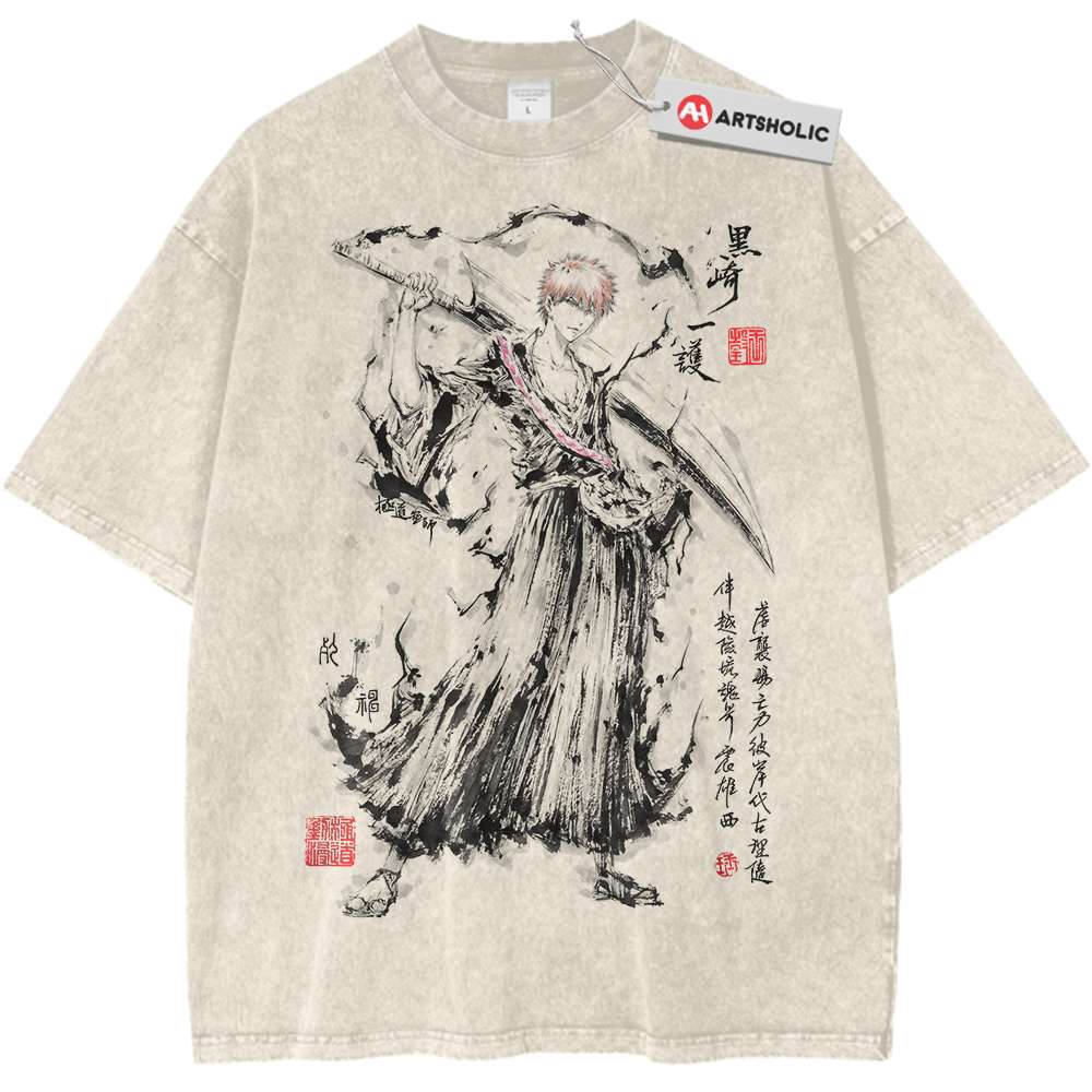 Ichigo Kurosaki Shirt, Bleach Shirt, Anime Shirt, Vintage T-Shirt