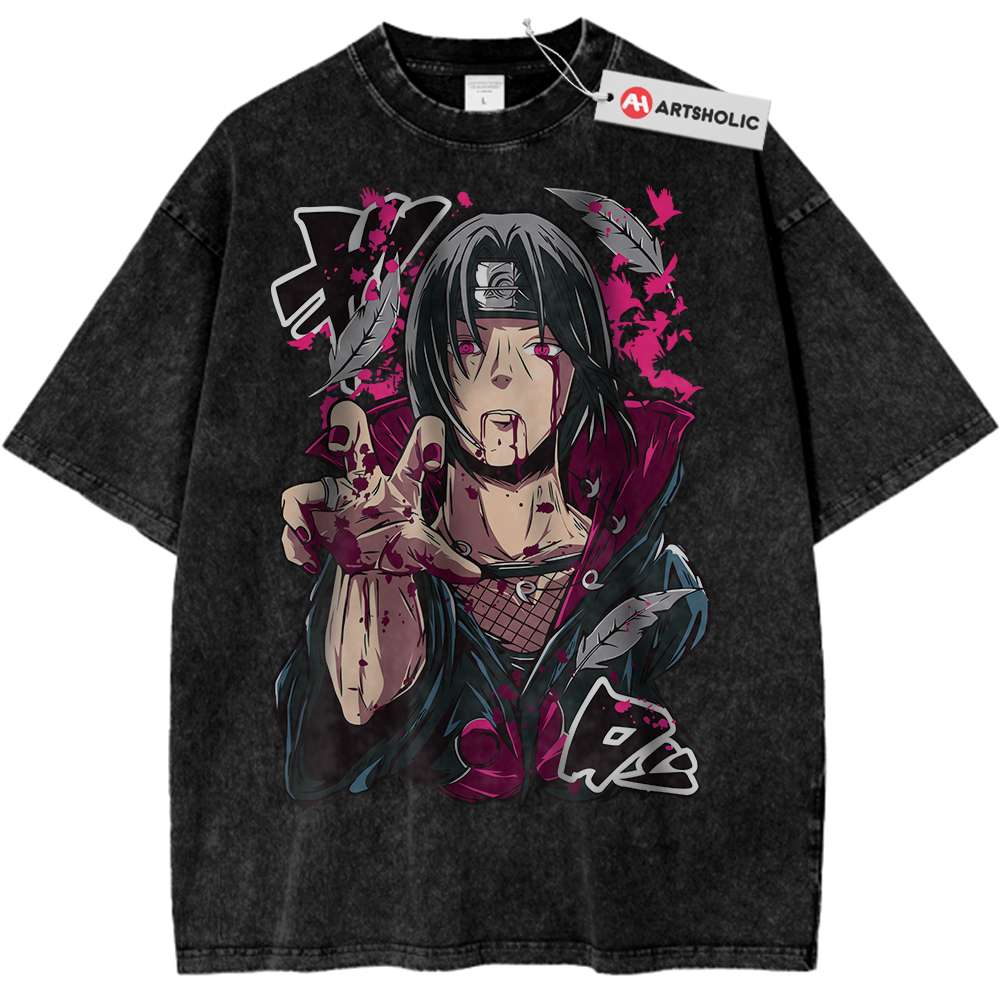 Itachi Uchiha Shirt, Naruto Shirt, Anime Shirt, Vintage Tee