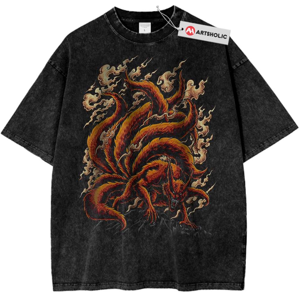 Kurama Shirt, Naruto Shirt, Anime Shirt, Vintage Tee