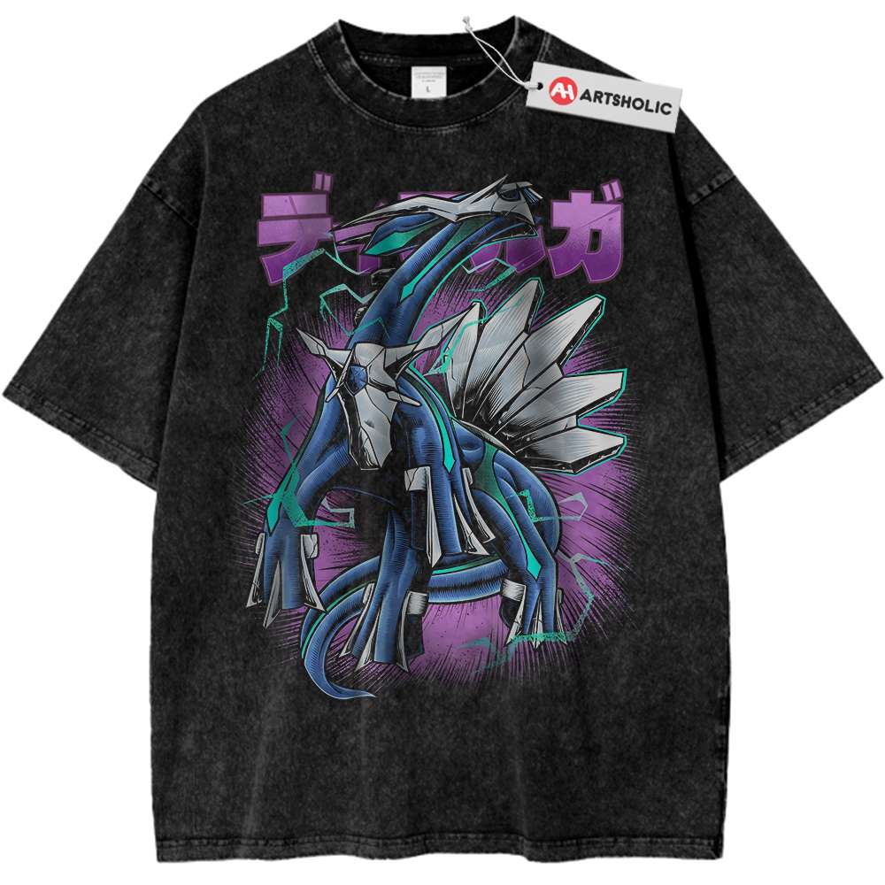 Dialga Shirt, Pokemon Shirt, PKM Shirt, Anime Shirt, Vintage T-Shirt