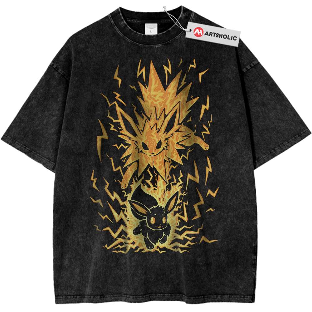 Jolteon Shirt, Eevee Shirt, Pokemon Shirt, PKM Shirt, Anime Shirt, Vintage Tee