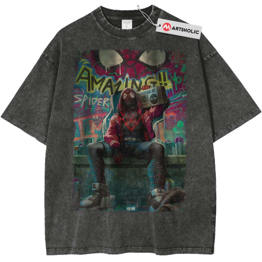 Miles Morales Shirt, Spider-Man Shirt, Marvel Comics Shirt, Vintage Tee