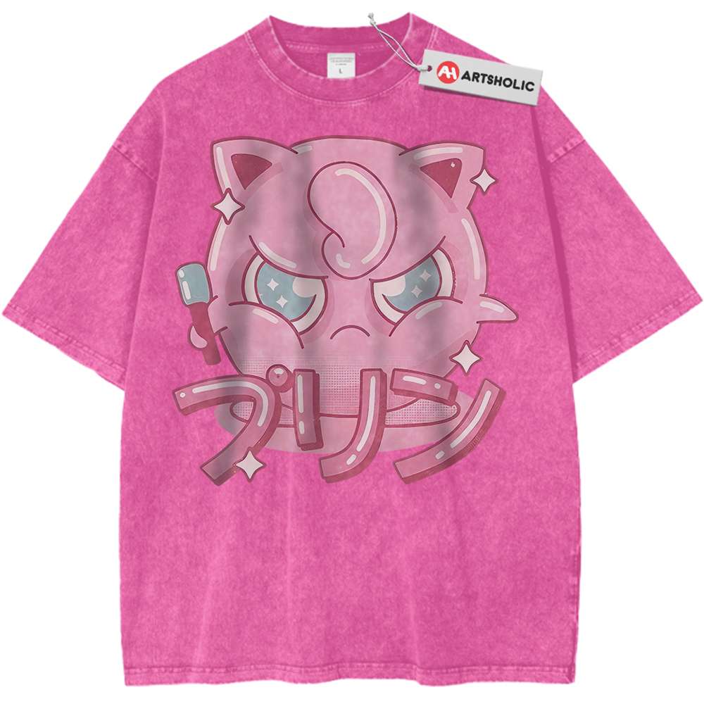 Jigglypuff Shirt, Pokemon Shirt, PKM Shirt, Anime Shirt, Vintage Tee