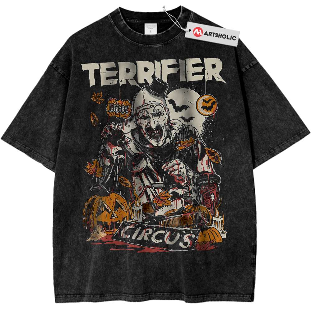 Terrifier Shirt, Halloween Shirt, Horror Shirt, Vintage T-Shirt