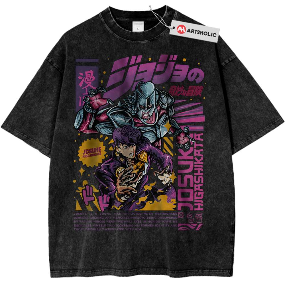 Josuke Higashikata Shirt, JoJo’s Bizarre Adventure Shirt, Anime Shirt, Vintage Tee