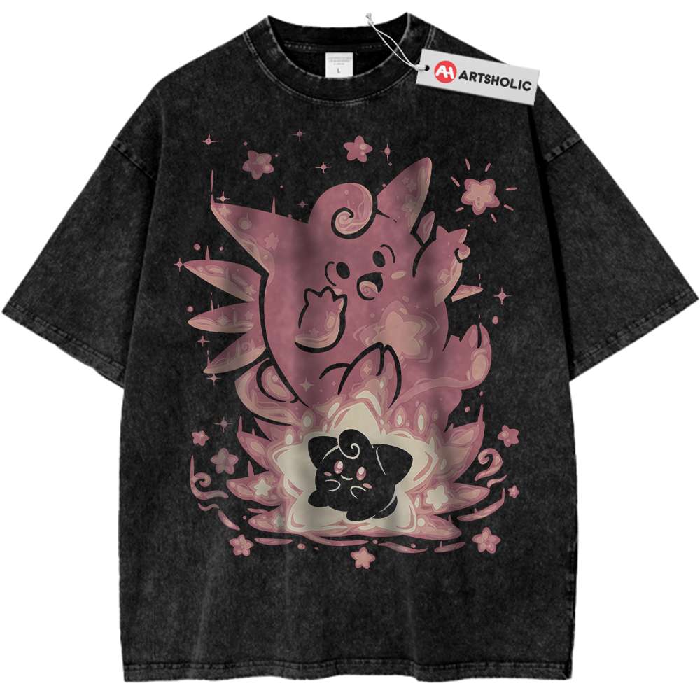 Clefable Shirt, Cleffa Shirt, Pokemon Shirt, PKM Shirt, Anime Shirt, Vintage Tee