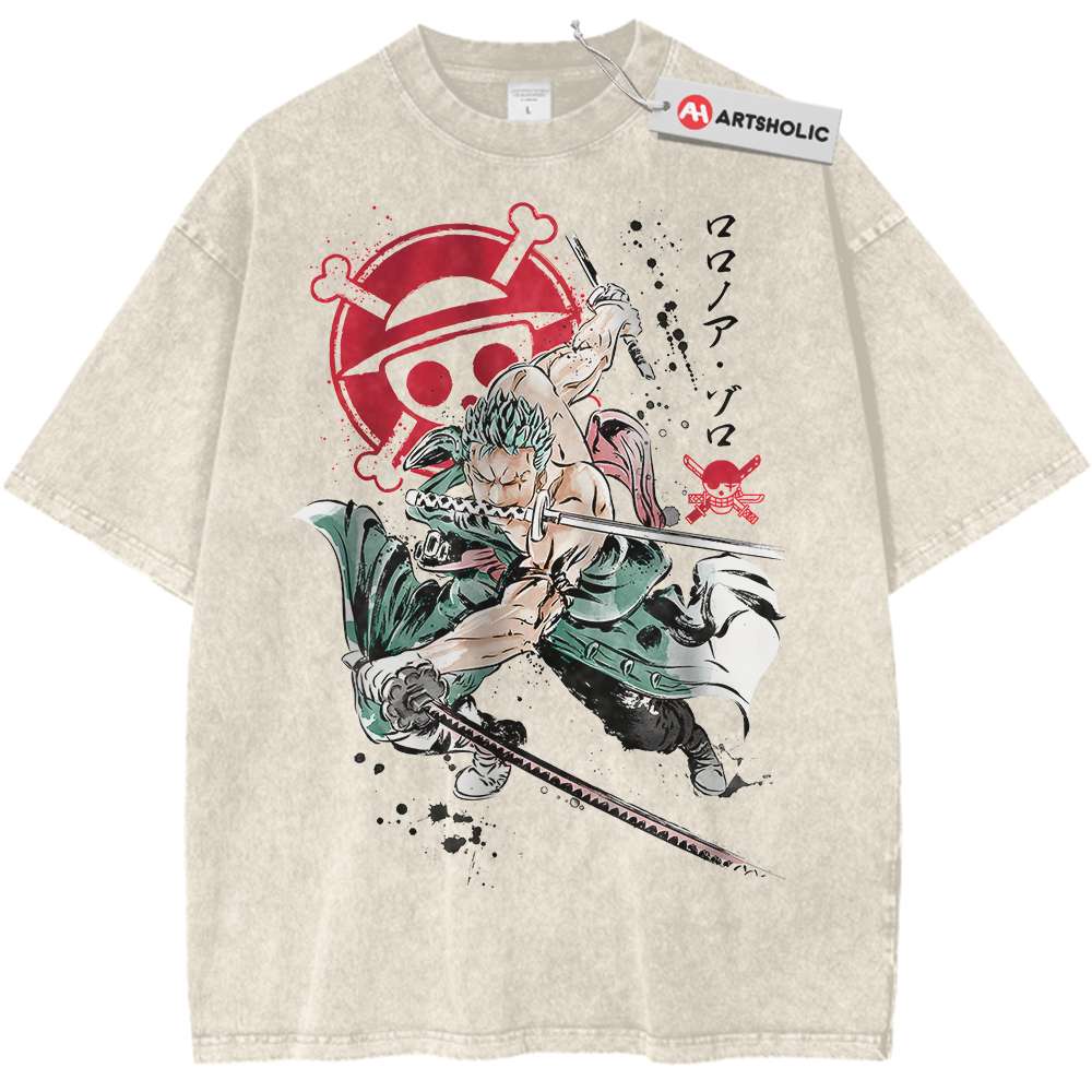 Roronoa Zoro Shirt, One Piece Shirt, Anime Shirt, Vintage Tee