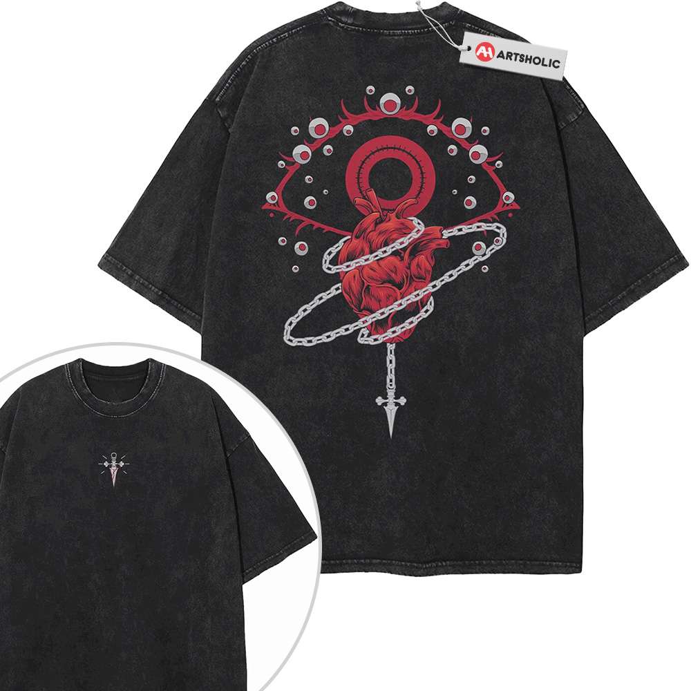 Kurapika Shirt, Hunter x Hunter Shirt, Vintage T-Shirt 2-Sided